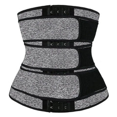 Showlu Fashion Store 0 Women Waist Trimmer Tripple Belts Waist Trainer Shaperwear Tummy Control Slimming Fat Burning For Postpartum Sheath Belt