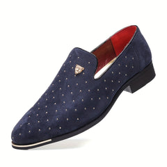 Plus Size Men's Comfy Slip-On Loafers - Soft Fabric Upper, Non-Slip Durable Rubber Sole, Breathable, Easy Slip-On Design, Low Heel, Comfortable Footwear for Daily Wear - Stylish, Versatile, and Durable Shoes for Big and Tall SHOWLU FASHION STORE