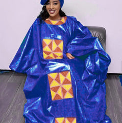 African Dress For Woman Embroidery Design Ladys Clothes Plus Size Dresses For Women - SHOWLU FASHION STORE