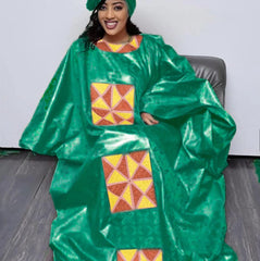 African Dress For Woman Embroidery Design Ladys Clothes Plus Size Dresses For Women - SHOWLU FASHION STORE