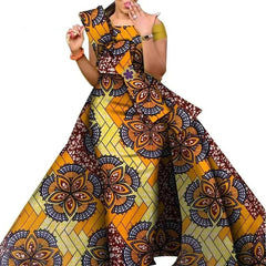 African Dresses for Women Danshiki Traditional Skirt Fashion 100% Cotton Newest Design Dresses for Wedding WY4630 - SHOWLU FASHION STORE