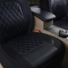 All Season Quited PU Leather Car Seat Cover Full Surrounded Seat Protector Waterproof Universal Fit Sedan Suv Pick - up Truck Seat - SHOWLU FASHION STORE