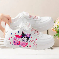 Anime Sanrios Cinnamoroll Shoes Woman Cartoon Kuromi Student Versatile Casual Breathable Board Shoes Girls Anti - Slip Sneakers - SHOWLU FASHION STORE
