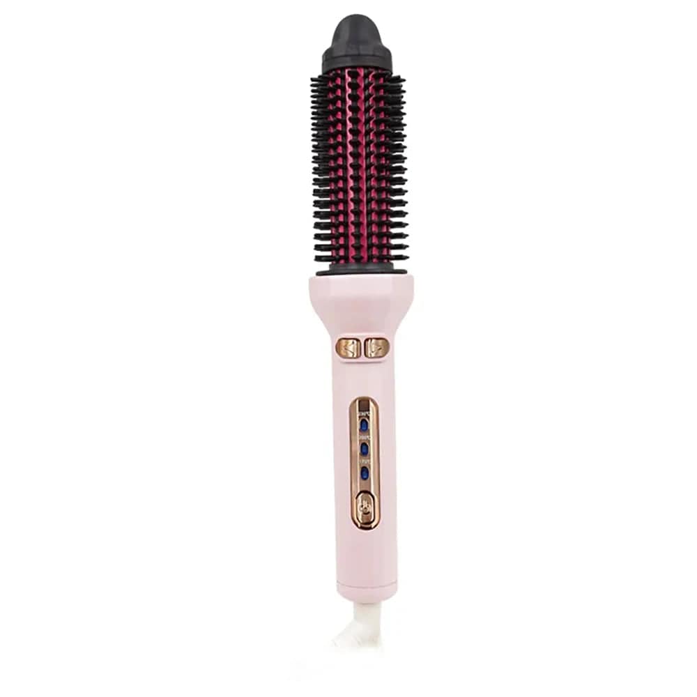 Automatic Rotating Electric Hair Brushes 2 in 1 Straightening and Curling Ionic Hot Comb Ceramics Fast Heating Anti - scalding - SHOWLU FASHION STORE