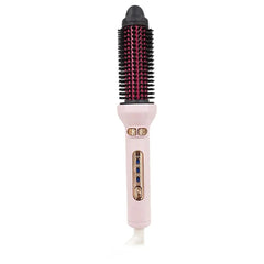 Automatic Rotating Electric Hair Brushes 2 in 1 Straightening and Curling Ionic Hot Comb Ceramics Fast Heating Anti - scalding - SHOWLU FASHION STORE