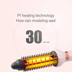 Automatic Rotating Electric Hair Brushes 2 in 1 Straightening and Curling Ionic Hot Comb Ceramics Fast Heating Anti - scalding - SHOWLU FASHION STORE
