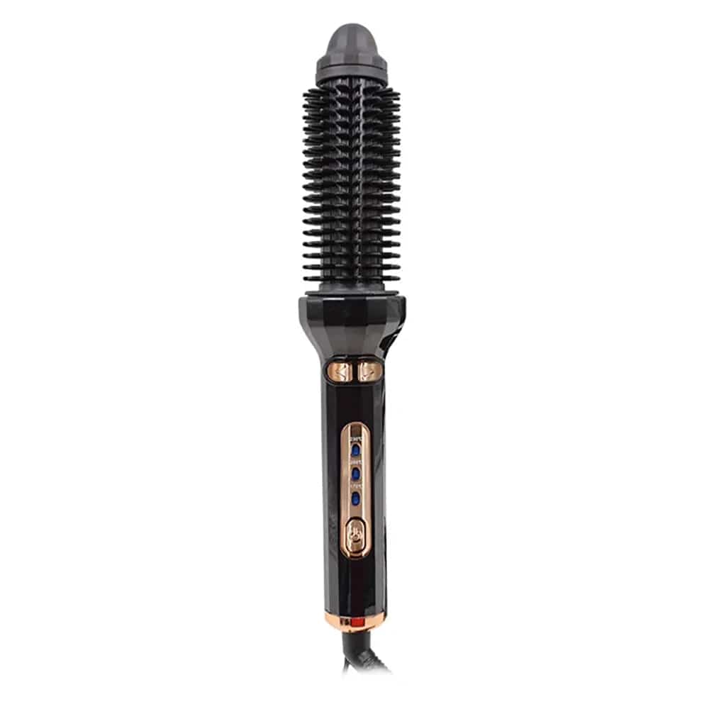 Automatic Rotating Electric Hair Brushes 2 in 1 Straightening and Curling Ionic Hot Comb Ceramics Fast Heating Anti - scalding - SHOWLU FASHION STORE