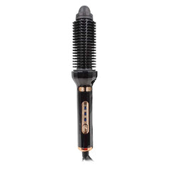 Automatic Rotating Electric Hair Brushes 2 in 1 Straightening and Curling Ionic Hot Comb Ceramics Fast Heating Anti - scalding - SHOWLU FASHION STORE