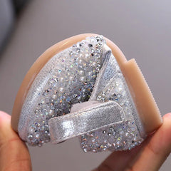 Autumn Girls Rhinestone Leather Shoes 2022 Spring Pearl Bow Princess Shoes Soft Children Baby Toddler Single Shoes G06 - SHOWLU FASHION STORE