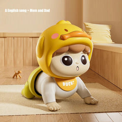 Baby Crawling Toys with Sound Electric Baby Doll Toy for Toddler Learn To Climb Educational Toddler Moving Toy 0 - 6 - 12Months Gift - SHOWLU FASHION STORE