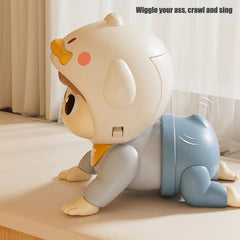 Baby Crawling Toys with Sound Electric Baby Doll Toy for Toddler Learn To Climb Educational Toddler Moving Toy 0 - 6 - 12Months Gift - SHOWLU FASHION STORE