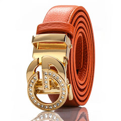 BAODUN New style luxury brand Women's luxury belt Dress jeans business Leisure Female Genuine Leather metal belts for women - SHOWLU FASHION STORE