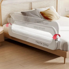 Bed Guardrail Adjustable Baby Safety Bed Barrier Anti - Fall Baby Crib Bumper Fully Folded Bed Safety Rails Bedroom Baby Fence - SHOWLU FASHION STORE