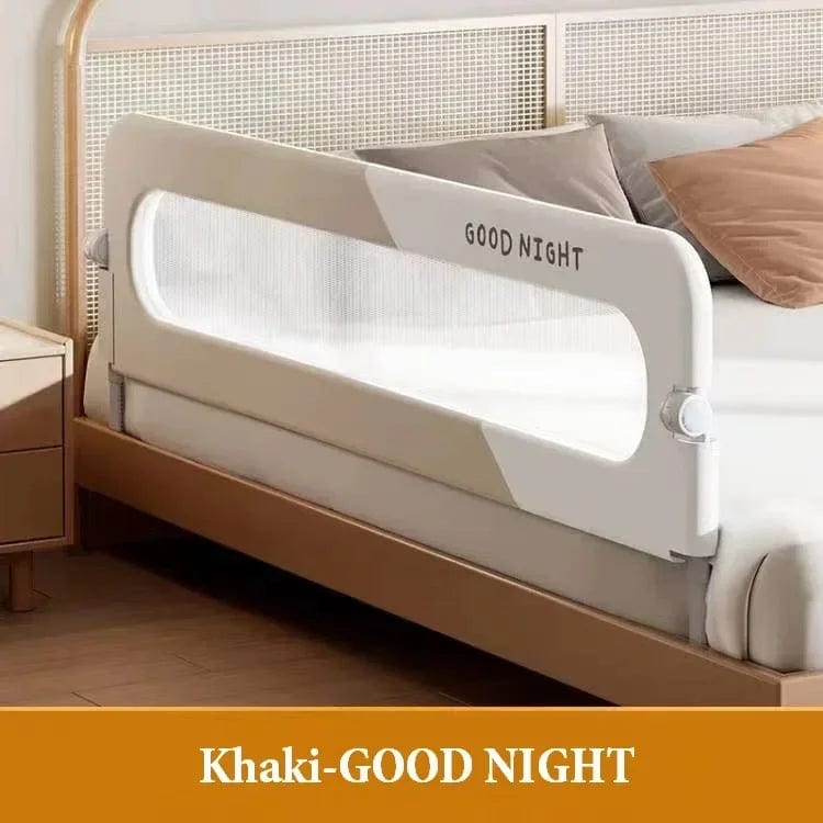 Bed Guardrail Adjustable Baby Safety Bed Barrier Anti - Fall Baby Crib Bumper Fully Folded Bed Safety Rails Bedroom Baby Fence - SHOWLU FASHION STORE