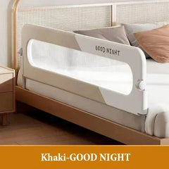 Bed Guardrail Adjustable Baby Safety Bed Barrier Anti - Fall Baby Crib Bumper Fully Folded Bed Safety Rails Bedroom Baby Fence - SHOWLU FASHION STORE