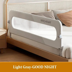 Bed Guardrail Adjustable Baby Safety Bed Barrier Anti - Fall Baby Crib Bumper Fully Folded Bed Safety Rails Bedroom Baby Fence - SHOWLU FASHION STORE