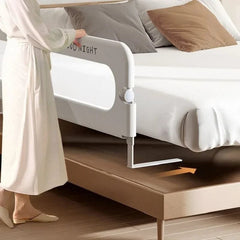 Bed Guardrail Adjustable Baby Safety Bed Barrier Anti - Fall Baby Crib Bumper Fully Folded Bed Safety Rails Bedroom Baby Fence - SHOWLU FASHION STORE