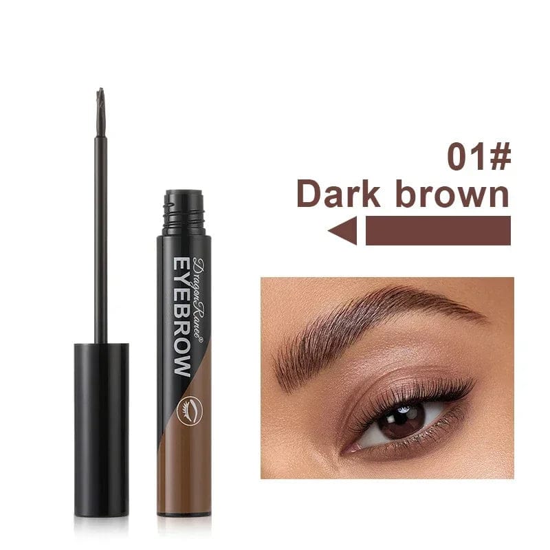 Black Brown Peel - off Eyebrow Gel Tint Makeup Waterproof Lasting Eye Brow Enhancers Liquid Gel Tear Wear Easy Natural Brow Tattoo - SHOWLU FASHION STORE