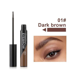 Black Brown Peel - off Eyebrow Gel Tint Makeup Waterproof Lasting Eye Brow Enhancers Liquid Gel Tear Wear Easy Natural Brow Tattoo - SHOWLU FASHION STORE