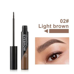 Black Brown Peel - off Eyebrow Gel Tint Makeup Waterproof Lasting Eye Brow Enhancers Liquid Gel Tear Wear Easy Natural Brow Tattoo - SHOWLU FASHION STORE