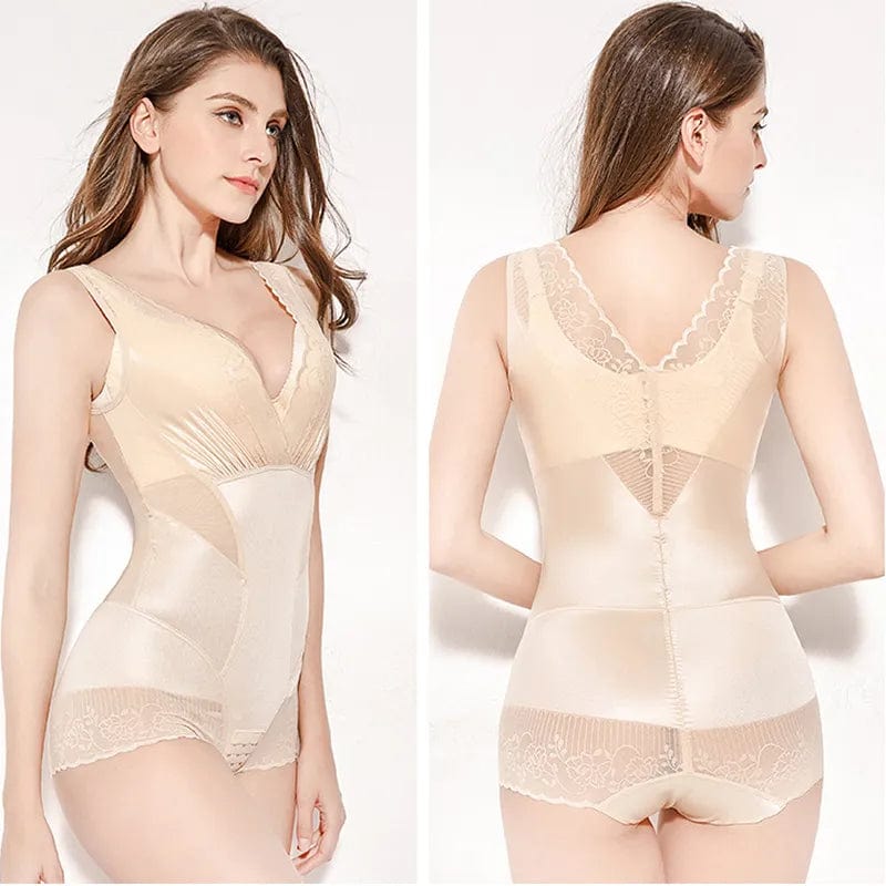 Body Shapewear Waist Trainer Women's Corset Abdomen Pants Crotch Buckle Slimming Underwear Corrective Bodysuit Butt Lifter - SHOWLU FASHION STORE