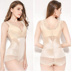 Body Shapewear Waist Trainer Women's Corset Abdomen Pants Crotch Buckle Slimming Underwear Corrective Bodysuit Butt Lifter - SHOWLU FASHION STORE