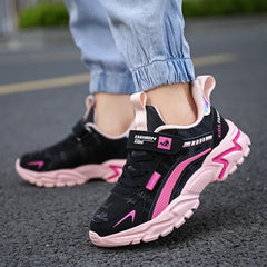 Brand Kids Sports Shoes Outdoor Comfortable Running Shoes Girls Waterproof Sneakers Tenis Infantil Pink Antislip Children Shoes - SHOWLU FASHION STORE
