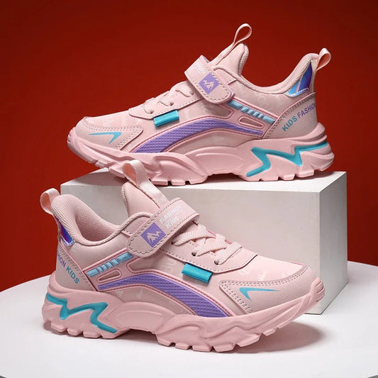 Brand Kids Sports Shoes Outdoor Comfortable Running Shoes Girls Waterproof Sneakers Tenis Infantil Pink Antislip Children Shoes - SHOWLU FASHION STORE