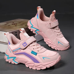 Brand Kids Sports Shoes Outdoor Comfortable Running Shoes Girls Waterproof Sneakers Tenis Infantil Pink Antislip Children Shoes - SHOWLU FASHION STORE