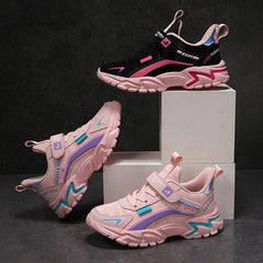Brand Kids Sports Shoes Outdoor Comfortable Running Shoes Girls Waterproof Sneakers Tenis Infantil Pink Antislip Children Shoes - SHOWLU FASHION STORE