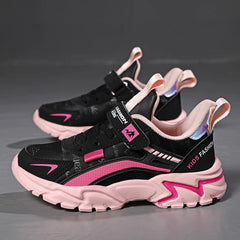 Brand Kids Sports Shoes Outdoor Comfortable Running Shoes Girls Waterproof Sneakers Tenis Infantil Pink Antislip Children Shoes - SHOWLU FASHION STORE