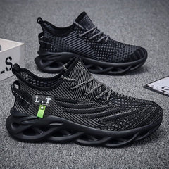 Breathable Men's Blade Sneakers - Lightweight Non - Slip Sport Shoes for Running, Walking, and Training - SHOWLU FASHION STORE