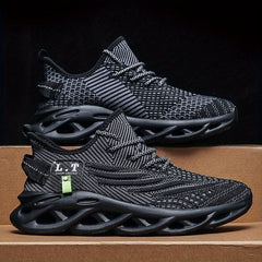 Breathable Men's Blade Sneakers - Lightweight Non - Slip Sport Shoes for Running, Walking, and Training - SHOWLU FASHION STORE