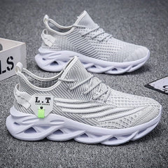 Breathable Men's Blade Sneakers - Lightweight Non - Slip Sport Shoes for Running, Walking, and Training - SHOWLU FASHION STORE