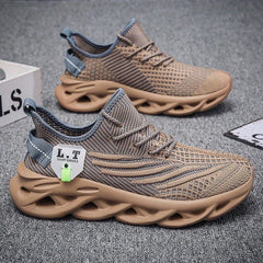 Breathable Men's Blade Sneakers - Lightweight Non - Slip Sport Shoes for Running, Walking, and Training - SHOWLU FASHION STORE