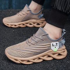 Breathable Men's Blade Sneakers - Lightweight Non - Slip Sport Shoes for Running, Walking, and Training - SHOWLU FASHION STORE