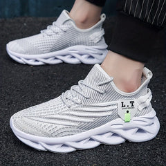 Breathable Men's Blade Sneakers - Lightweight Non - Slip Sport Shoes for Running, Walking, and Training - SHOWLU FASHION STORE