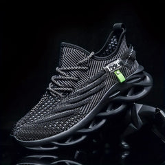 Breathable Men's Blade Sneakers - Lightweight Non - Slip Sport Shoes for Running, Walking, and Training - SHOWLU FASHION STORE