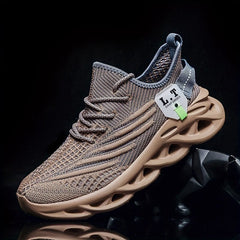 Breathable Men's Blade Sneakers - Lightweight Non - Slip Sport Shoes for Running, Walking, and Training - SHOWLU FASHION STORE