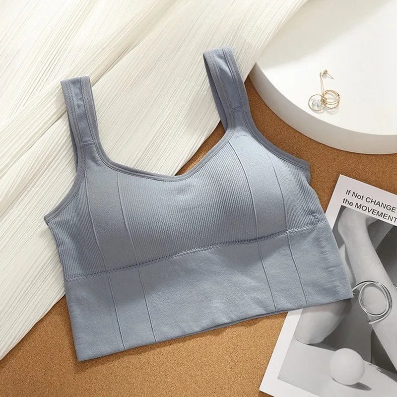 Breathable Sports Bra Shockproof Crop Top Anti - sweat Fitness Top Women Seamless Yoga Bra Push Up Sport Top Gym Workout Top - SHOWLU FASHION STORE