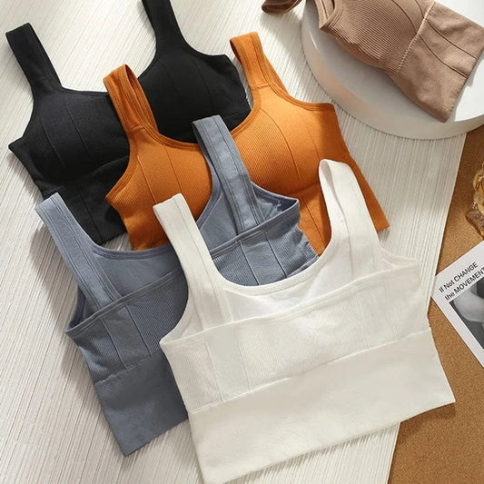 Breathable Sports Bra Shockproof Crop Top Anti - sweat Fitness Top Women Seamless Yoga Bra Push Up Sport Top Gym Workout Top - SHOWLU FASHION STORE
