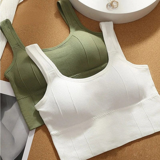 Breathable Sports Bra Shockproof Crop Top Anti - sweat Fitness Top Women Seamless Yoga Bra Push Up Sport Top Gym Workout Top - SHOWLU FASHION STORE