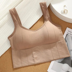 Breathable Sports Bra Shockproof Crop Top Anti - sweat Fitness Top Women Seamless Yoga Bra Push Up Sport Top Gym Workout Top - SHOWLU FASHION STORE