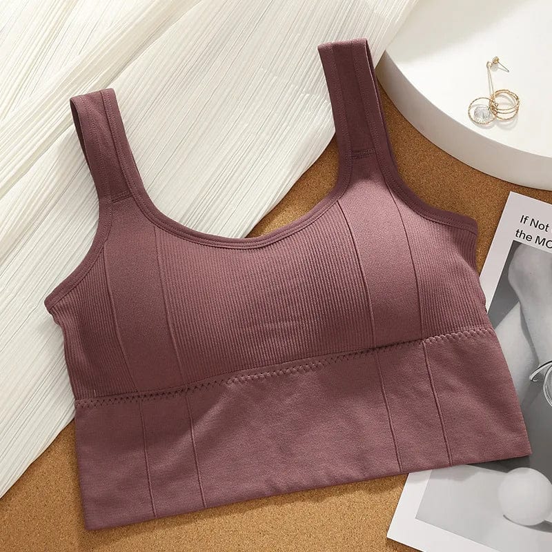 Breathable Sports Bra Shockproof Crop Top Anti - sweat Fitness Top Women Seamless Yoga Bra Push Up Sport Top Gym Workout Top - SHOWLU FASHION STORE
