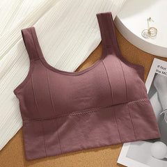 Breathable Sports Bra Shockproof Crop Top Anti - sweat Fitness Top Women Seamless Yoga Bra Push Up Sport Top Gym Workout Top - SHOWLU FASHION STORE