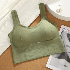 Breathable Sports Bra Shockproof Crop Top Anti - sweat Fitness Top Women Seamless Yoga Bra Push Up Sport Top Gym Workout Top - SHOWLU FASHION STORE
