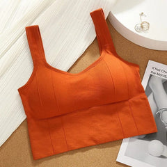 Breathable Sports Bra Shockproof Crop Top Anti - sweat Fitness Top Women Seamless Yoga Bra Push Up Sport Top Gym Workout Top - SHOWLU FASHION STORE