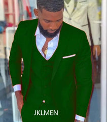 Bright Orange Notch Lapel Men Suit Costume Homme Wedding Dress Tuxedos Terno Masculino Slim Fit Groom Prom Party Blazer 3 Pcs - SHOWLU FASHION STORE