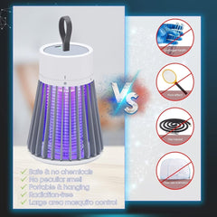 Bug Zapper, Mosquito Zapper Fly Trap Mosquito Killer Lamp USB Electric Radiationless LED Mute Bed Bug Killer Indoor for Mosquito Insect Gnat Moth Fruit Flies with a Small Brush - SHOWLU FASHION STORE