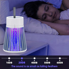 Bug Zapper, Mosquito Zapper Fly Trap Mosquito Killer Lamp USB Electric Radiationless LED Mute Bed Bug Killer Indoor for Mosquito Insect Gnat Moth Fruit Flies with a Small Brush - SHOWLU FASHION STORE